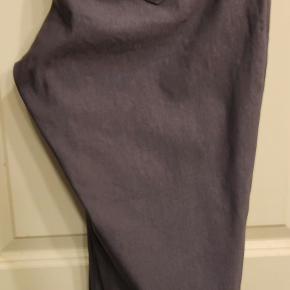 Simon Chang  "denim" or actually 74 % rayon. Steel grey, sz 14 - Picture 6 of 7
